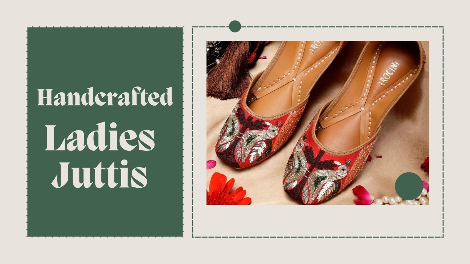 Handcrafted ladies Juttis